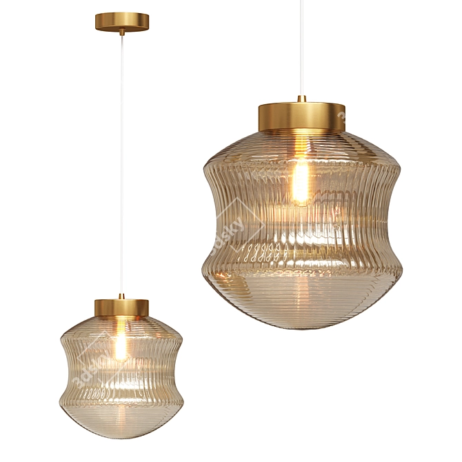 Next Searchlight Tillie Pendant Light 3D model image 2