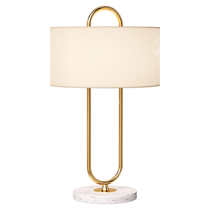 Hozo Warner Table Lamp 3D model image 1