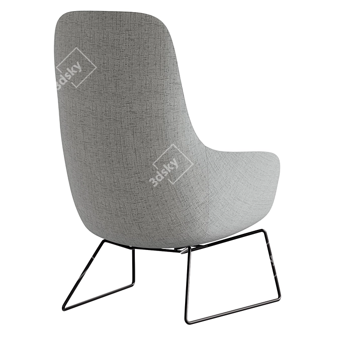 ROSSETTO ARIEL S7 Chair 3D model image 3