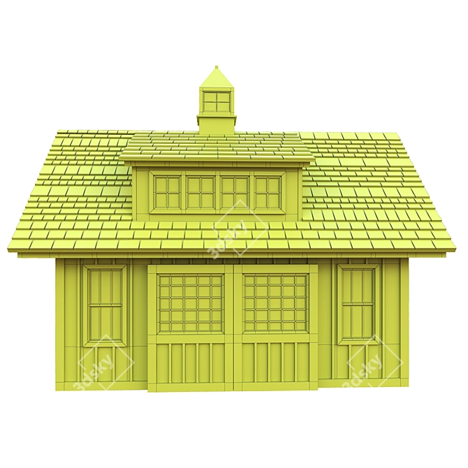 Forest Barnhouse 3D Model Pack 3D model image 4