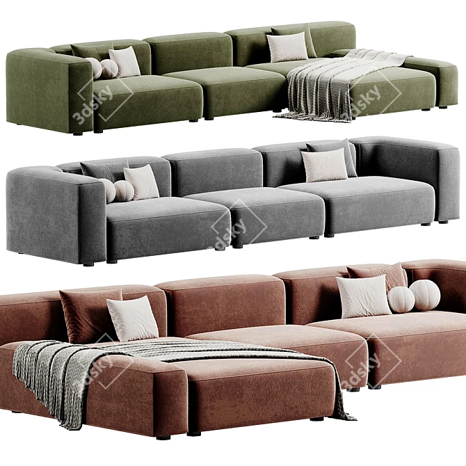 Modern Dimaro Sofa by Comocasa 3D model image 3