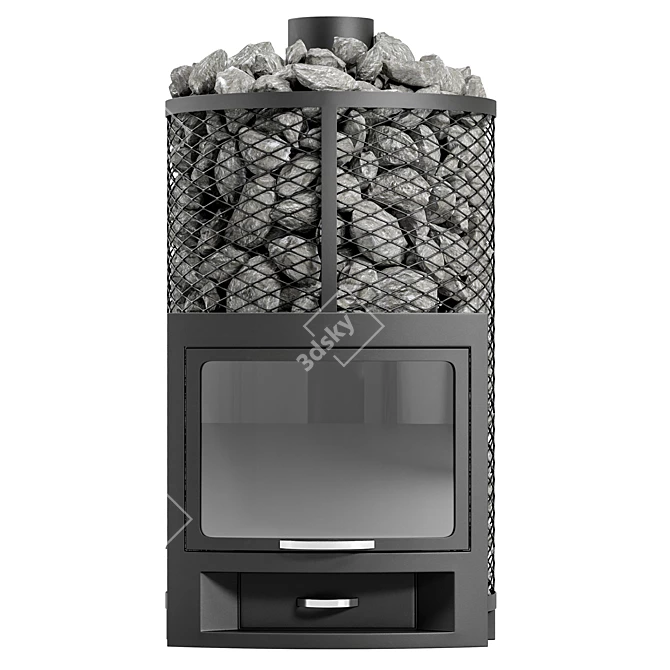 Kalvis PR5-1 Sauna Stove 3D model image 2