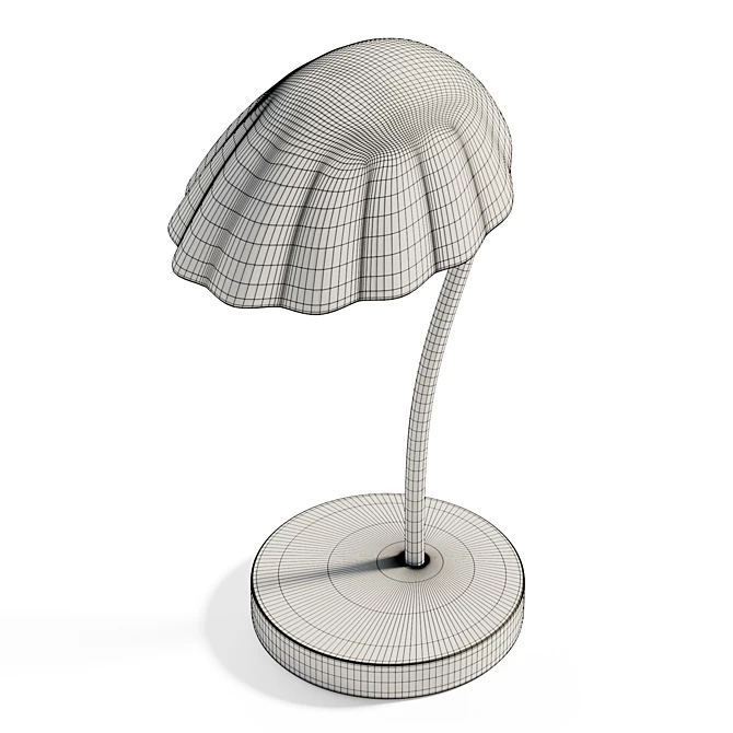 UV-Unwrapped Shell Table Lamp 3D model image 6