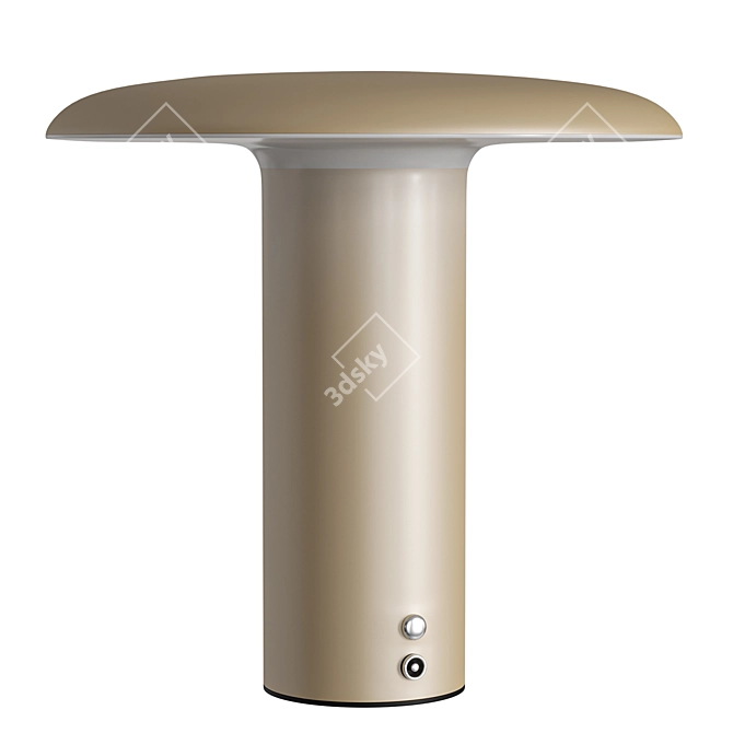 Modern Portable Battery Operated Lamp 3D model image 6