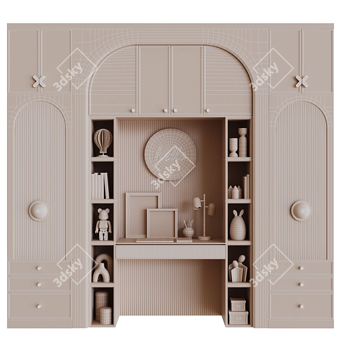  Modern Child Room Decor 3D model image 6