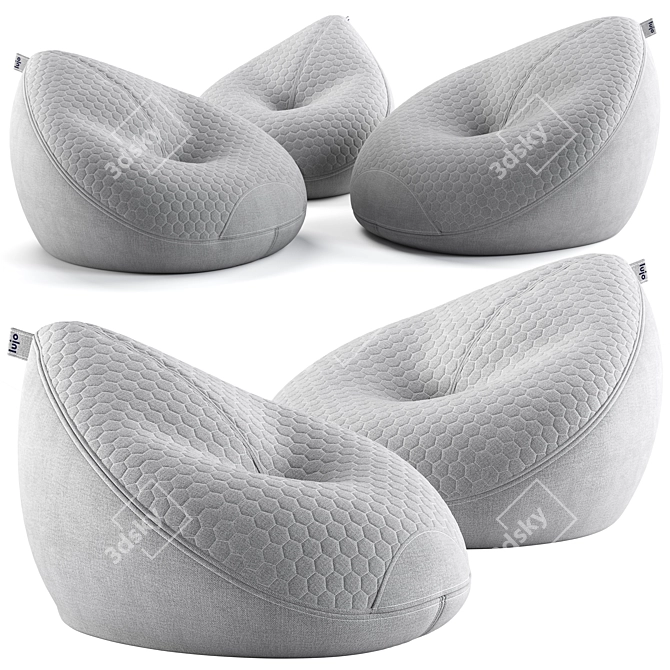 Luxury Indoor Kyoto Bean Bags 3D model image 6