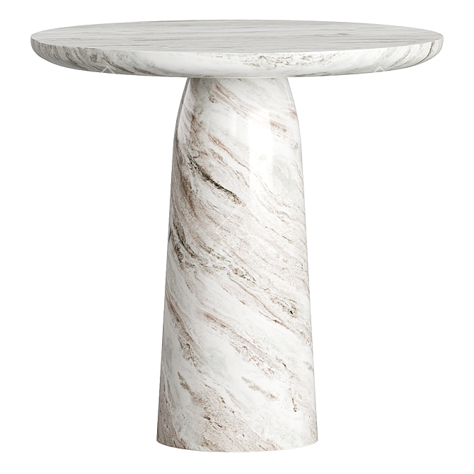 Marble Veined Bistro Table 3D model image 3