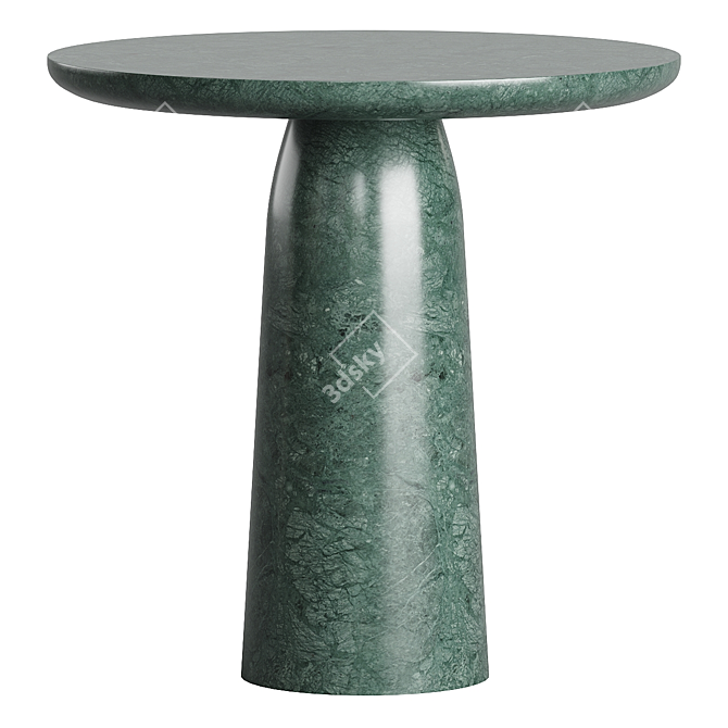 Marble Veined Bistro Table 3D model image 4