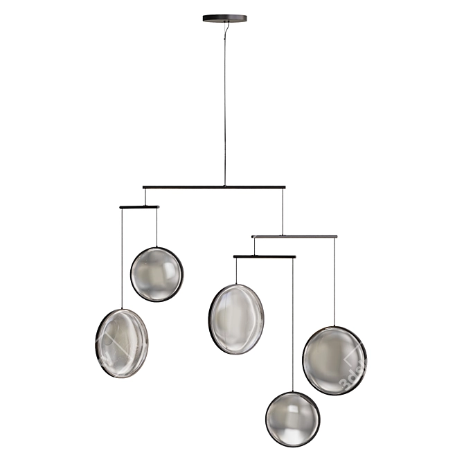 DCW EDITIONS Focus X5 Pendant 3D model image 2