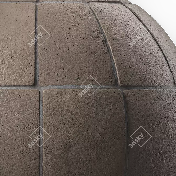 Seamless Pavement Materials 4k Texture 3D model image 6