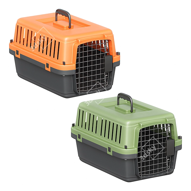 Travel Pet Carrier in 3 Colors 3D model image 2