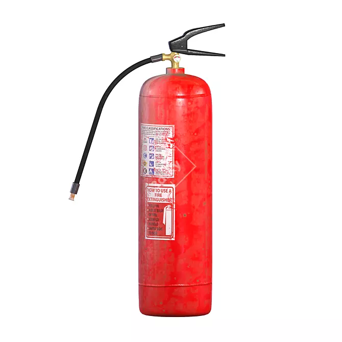 Corona 3D Model Fire Extinguisher 3D model image 1