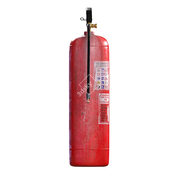 Corona 3D Model Fire Extinguisher 3D model image 3