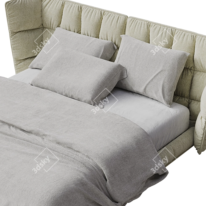 Husk Bed by B&B Italia 3D model image 4