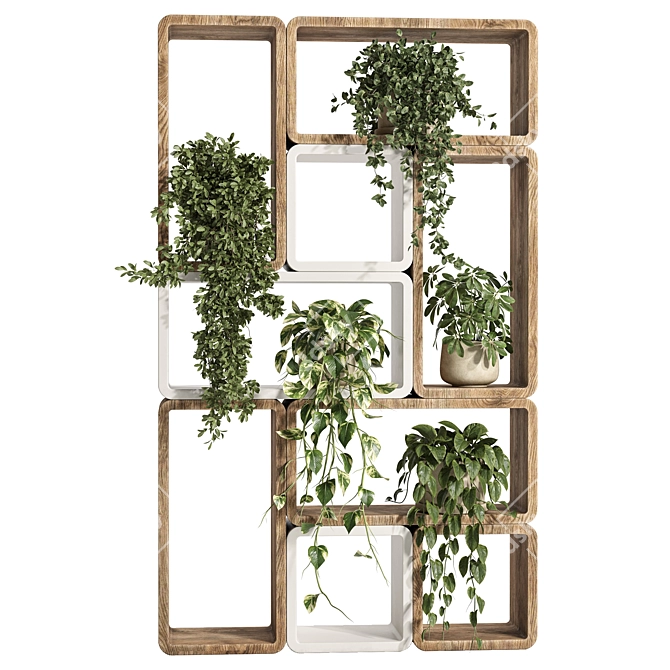 Modern Indoor Plant Stand 3D 3D model image 1