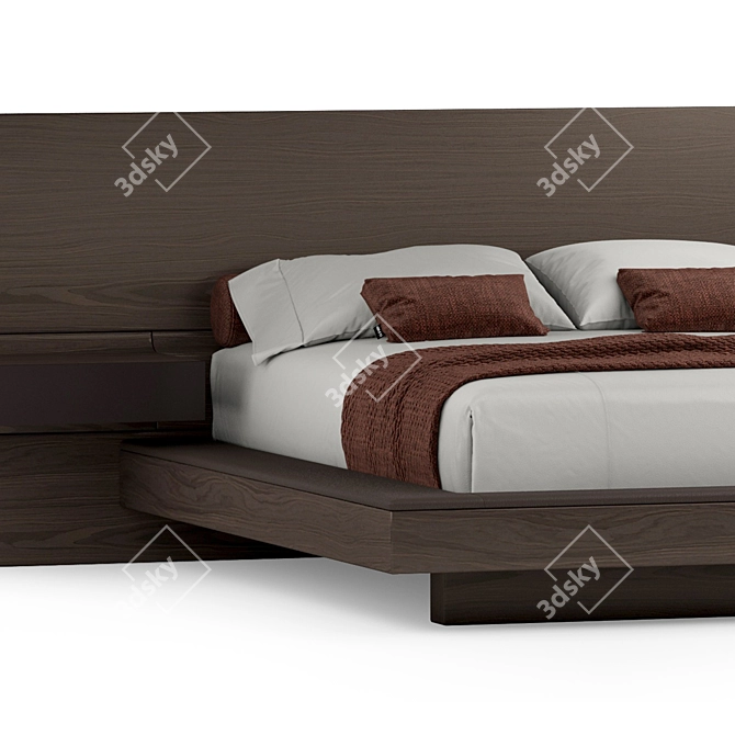 Luzaro Factory Bed 3D model image 4