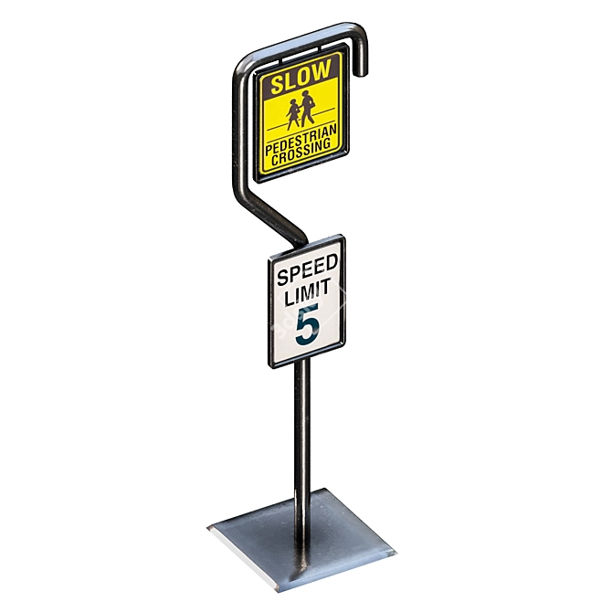 Futureproof 4K Street Signs Collection 3D model image 7