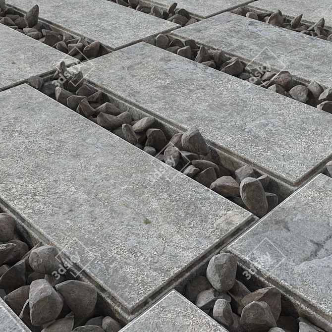 Luxury Stone Texture Kit 3D model image 3