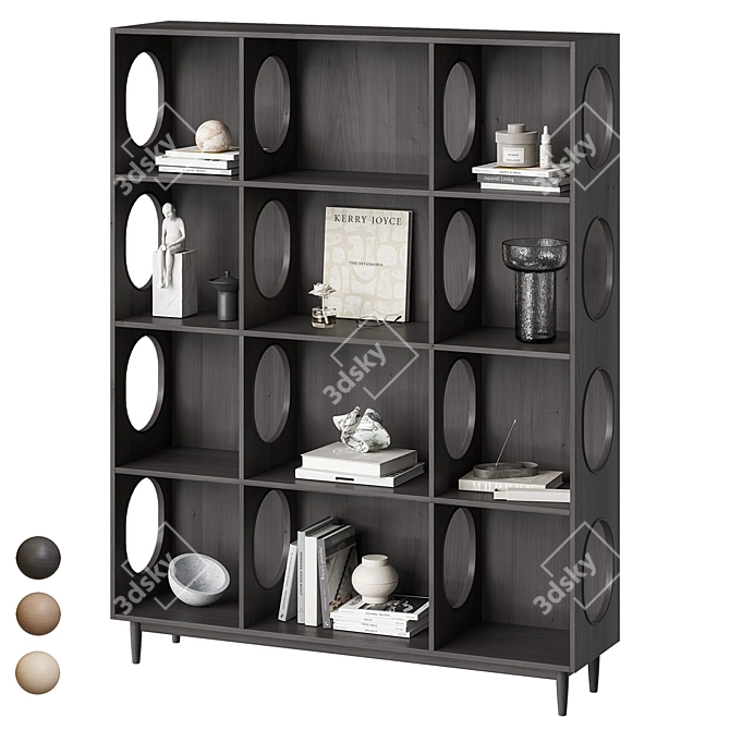 Modern Decor Open Shelf NG13 3D model image 2