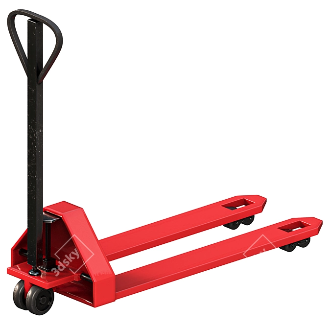 Professional Hand Truck Model Sets 3D model image 5