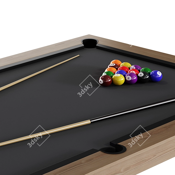 Rene Pierre Slate Pool Table 3D model image 4