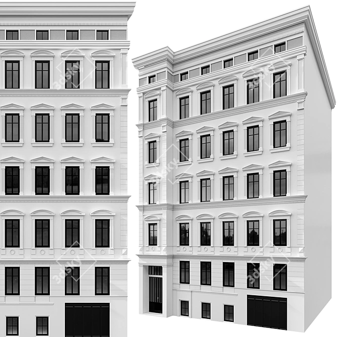 Versatile Building Model Kit 3D model image 4