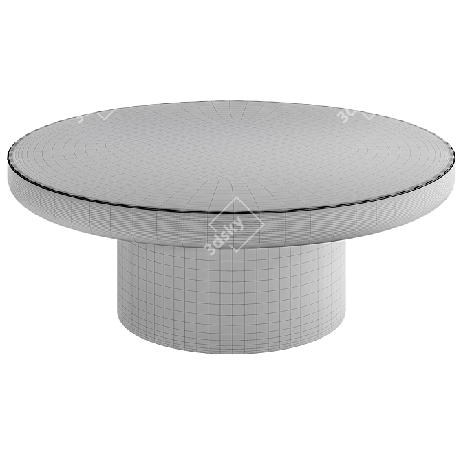 Minotti BRADY Coffee Tables 3D model image 4