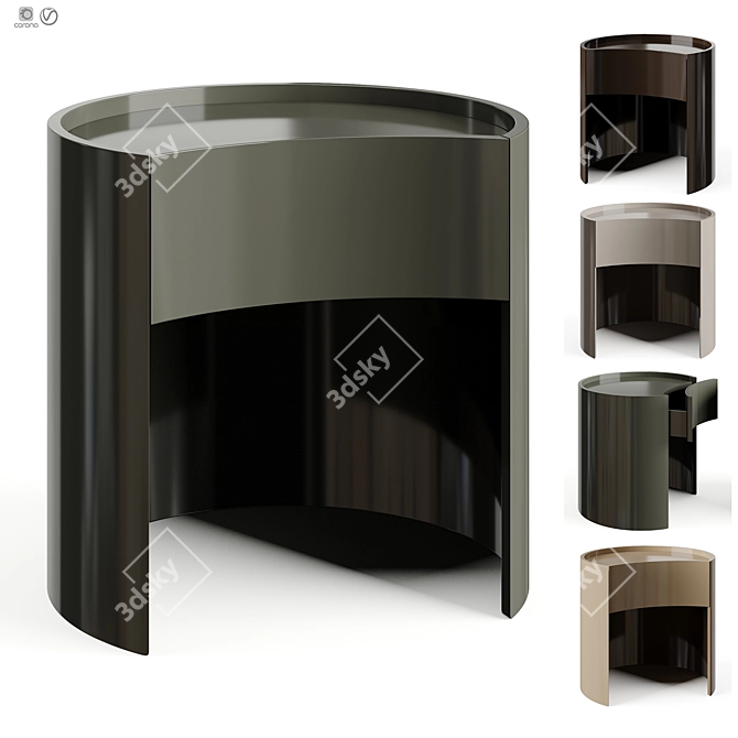 Ronny Bedside Table | Modern Design 3D model image 9