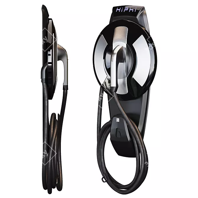 HiPhi Charge Station: Futuristic Design 3D model image 2