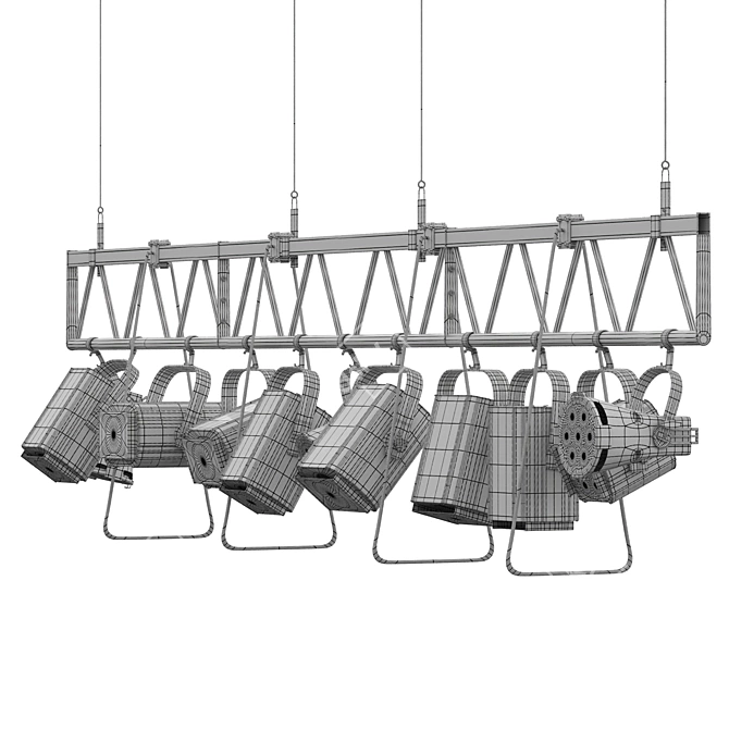 Stage Soft Farm Lighting Equipment 3D model image 7