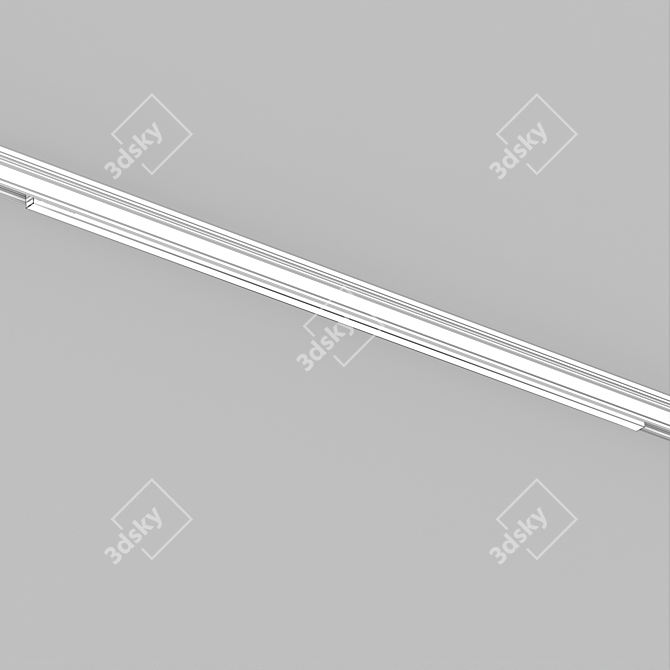 MAG-MICROCOSM-STRIP-L300-5W Linear Magnetic Track Light 3D model image 2