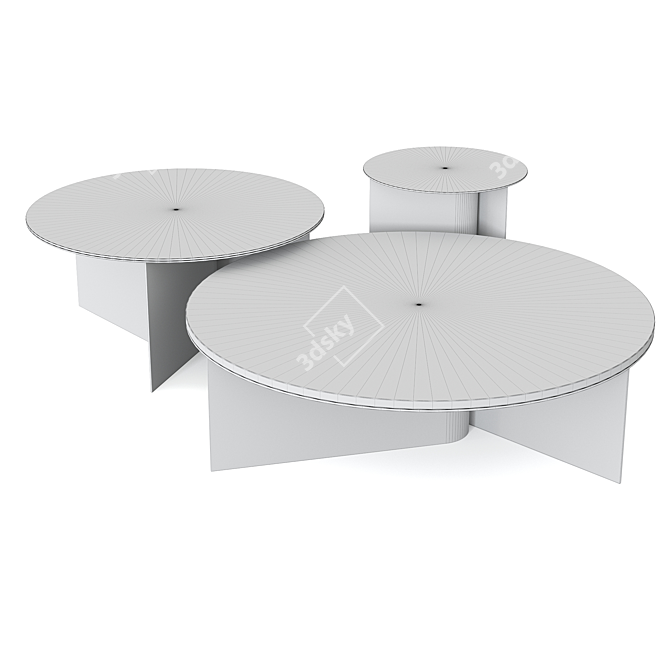 Minimalist Breeze Coffee Table 3D model image 6