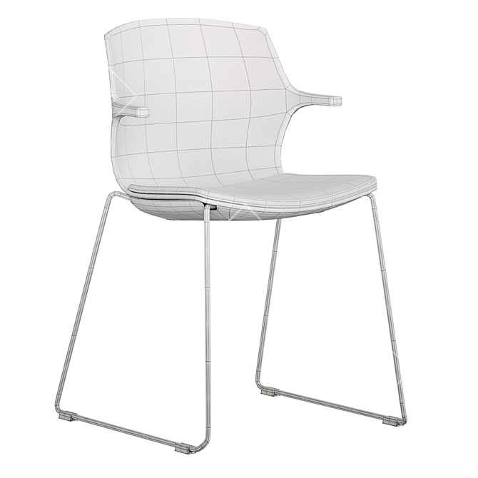 BRADO FRILL Kit224C Chair 3D model image 4