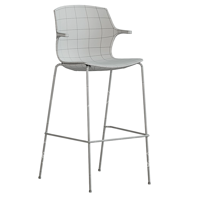 Modern Bar Stool by BRADO 3D model image 4