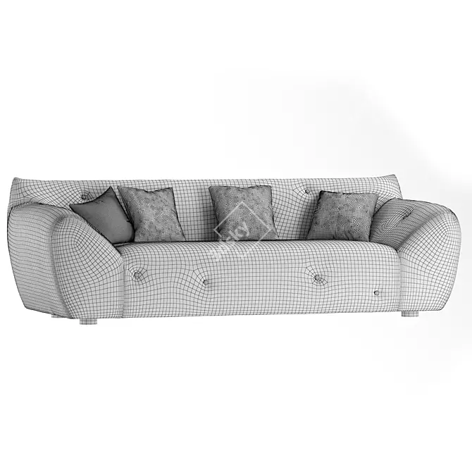 Informel Outdoor Large Sofa, Hans Hopfer 3D model image 18