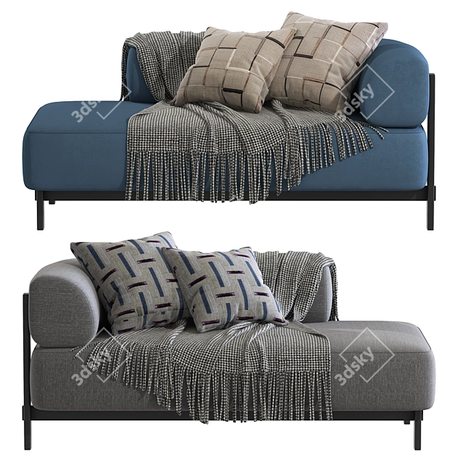 Named Elephant 2013 Chaise Lounge 3D model image 3