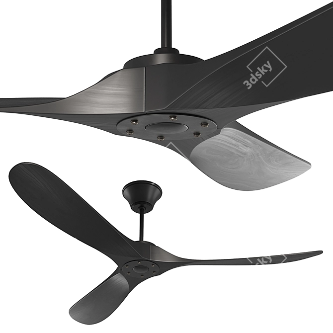 Sleek Monte Carlo Maverick Fan 3D model image 2