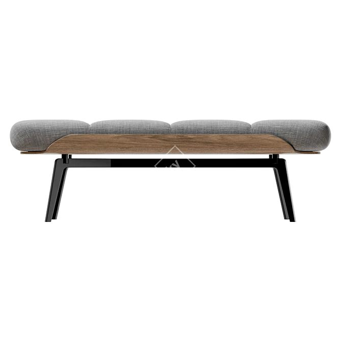 Modern Minimalistic Olos Bench 3D model image 2