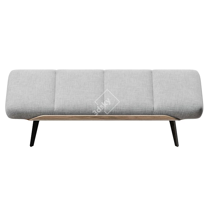 Modern Minimalistic Olos Bench 3D model image 3