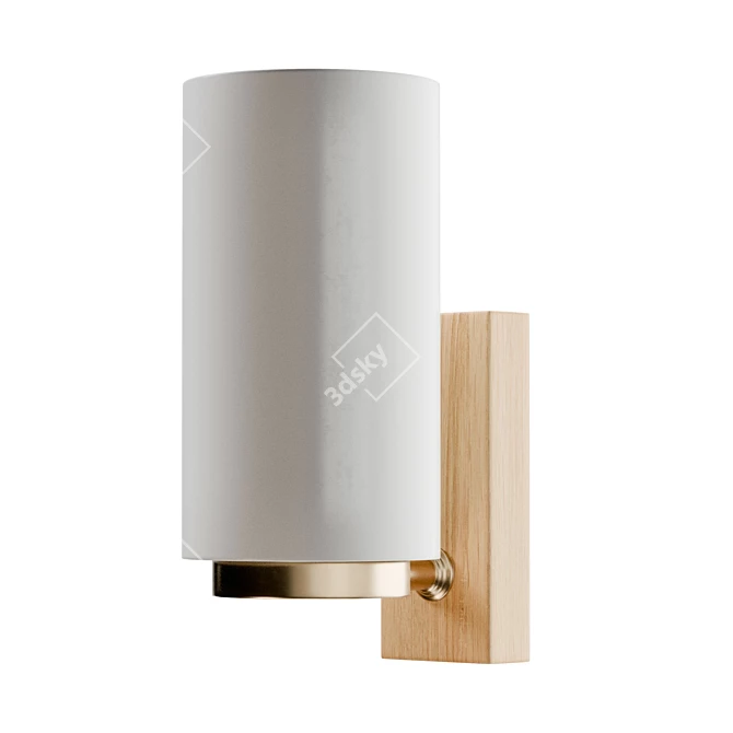 Modern Swedish Designer Wall Sconces 3D model image 1