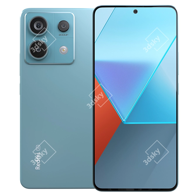 Redmi Note 13 Pro 5G 3D model image 1