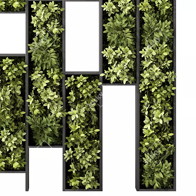 Harmony Green Wall Divider 3D model image 3