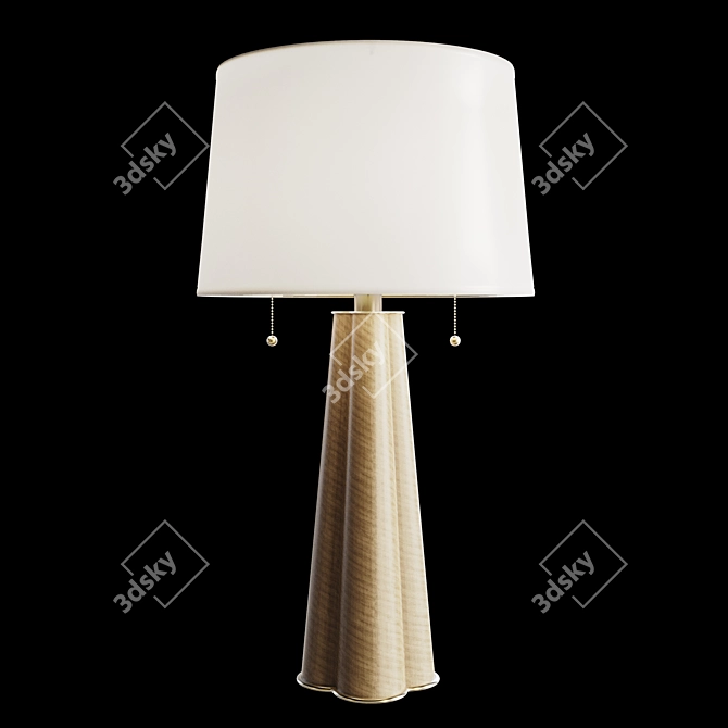 Art Deco Style Table Lamps 3D model image 2