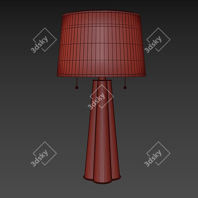 Art Deco Style Table Lamps 3D model image 3