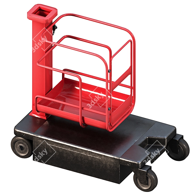 Heavy-Duty Industrial Lift Truck 3D model image 2