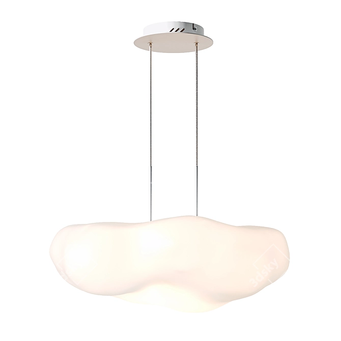 Cloudy LED Chandelier - 55x40cm 3D model image 2