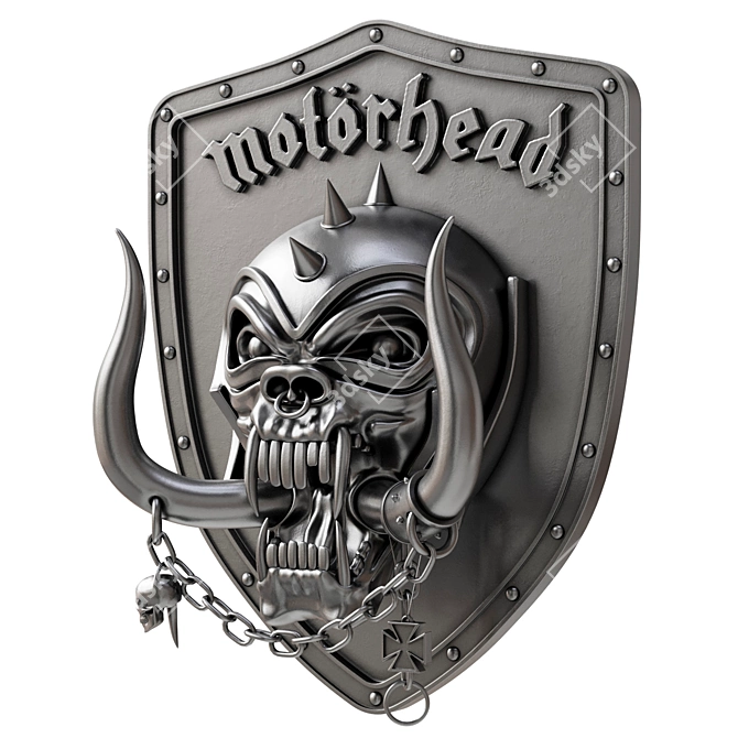 Detailed Motorhead Mascot Model 3D model image 1