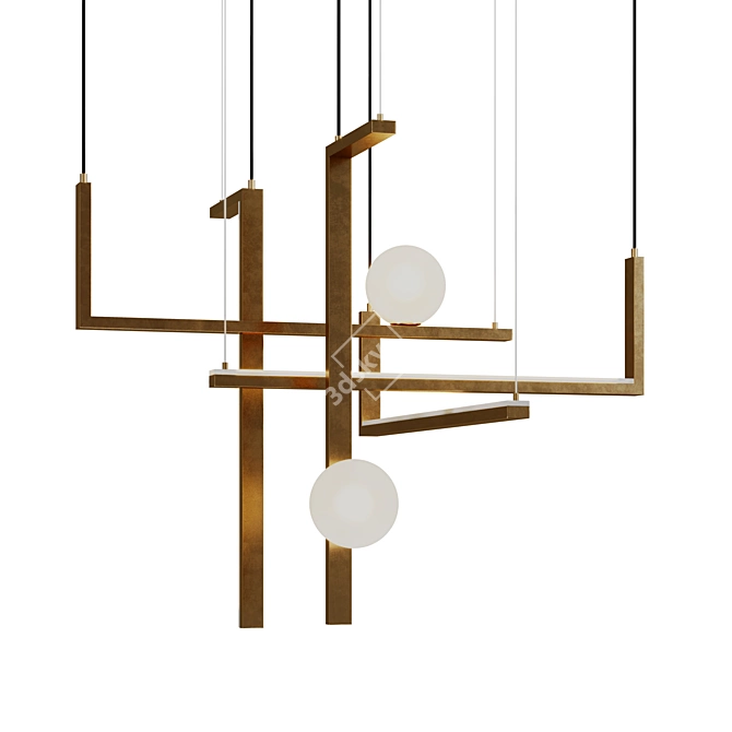 Minimalist Pendant Light for Any Space 3D model image 2