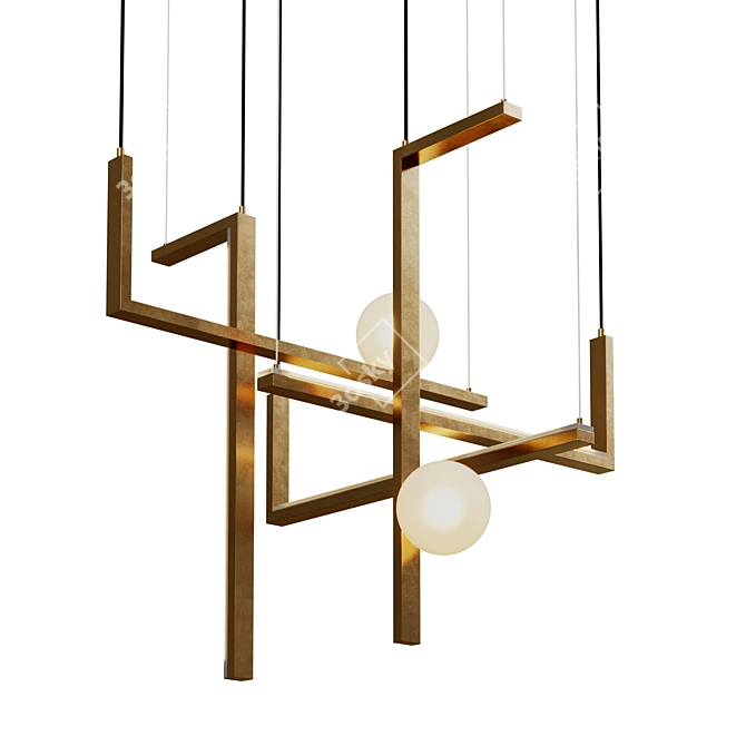 Minimalist Pendant Light for Any Space 3D model image 3