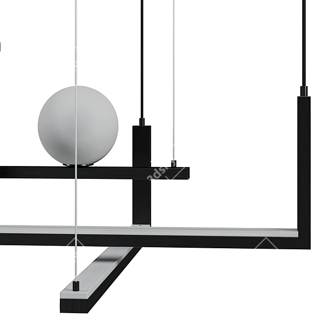 Minimalist Pendant Light for Any Space 3D model image 4